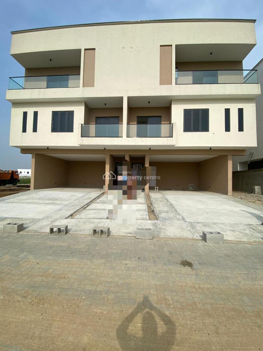 Luxury 4-bedroom Semi-detached Duplex with Bq in a Secure Estate, Lekki Phase 1, Lekki, Lagos, Semi-detached Duplex for Sale