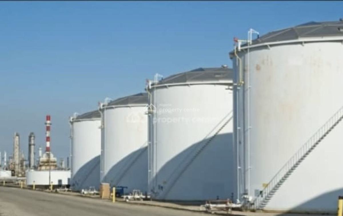 a Functional Tank Farm with Waterfront Property, Creek Road, Apapa, Lagos, Tank Farm for Sale