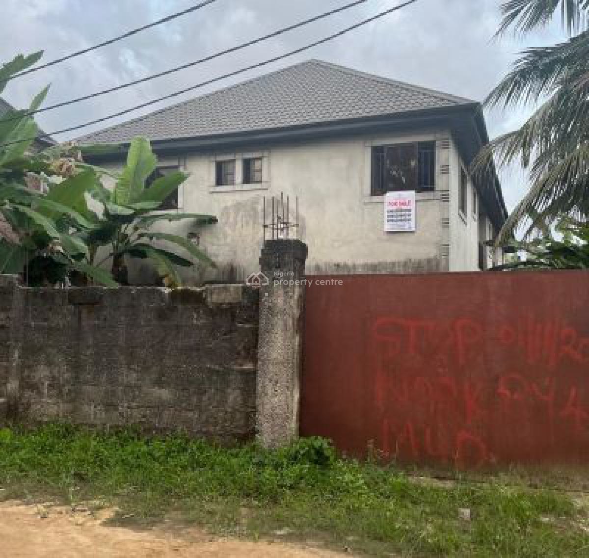 Block of Four Number 2 Bedroom Flats, Rumuosunwo Off Eneka Road, Port Harcourt, Port Harcourt, Rivers, Block of Flats for Sale