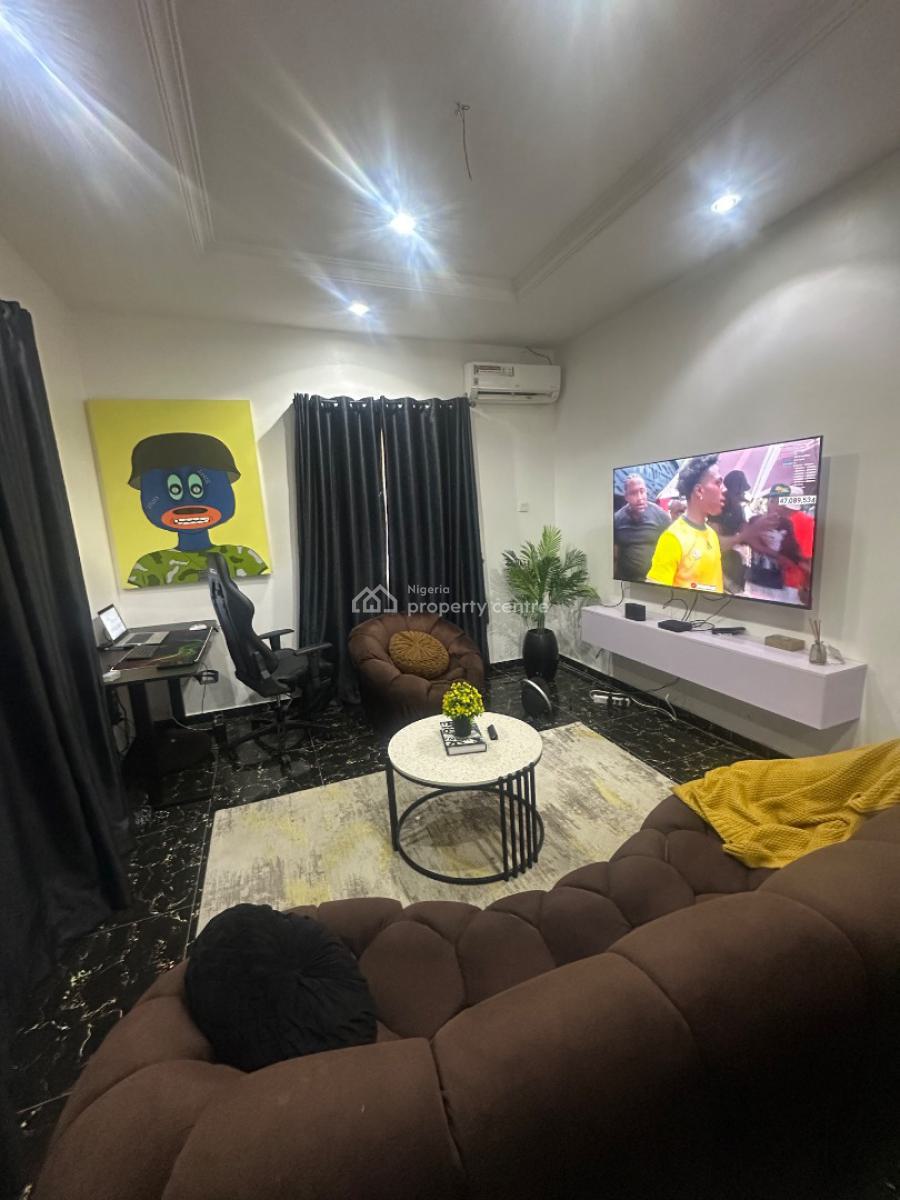 Fully Furnished 1 Bedroom Apartment, Sliver Land Estate, Sangotedo, Ajah, Lagos, Mini Flat (room and Parlour) for Rent