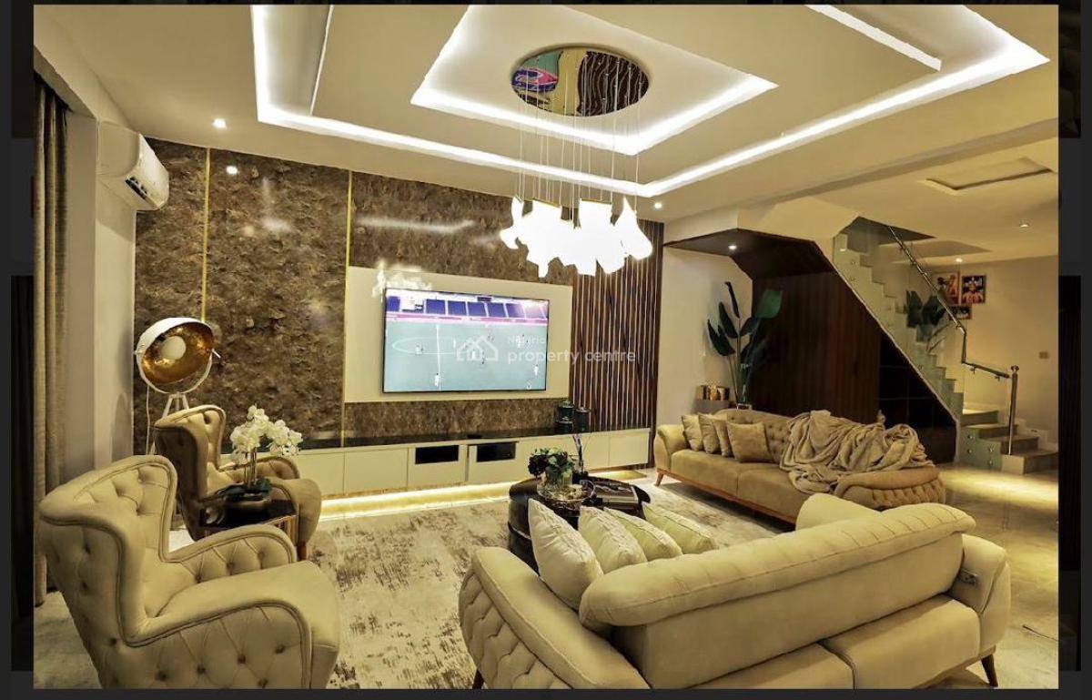 Fully Furnished 4bedrooms Semi Detached Duplex, Osapa London, Lekki, Lagos, Semi-detached Duplex for Rent