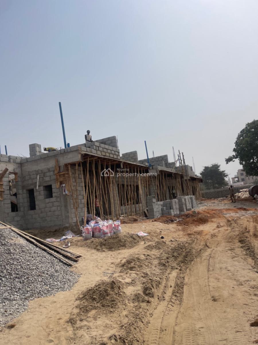 Luxury Four Bedroom Terrace with Bq, Lento Aluminum, Life Camp, Abuja, Terraced Duplex for Sale