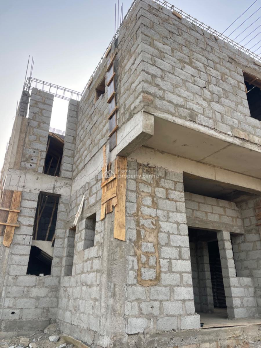 Luxury 3 Bedroom Terraced Duplex with Bq, Lento Aluminum, Life Camp, Abuja, Terraced Duplex for Sale