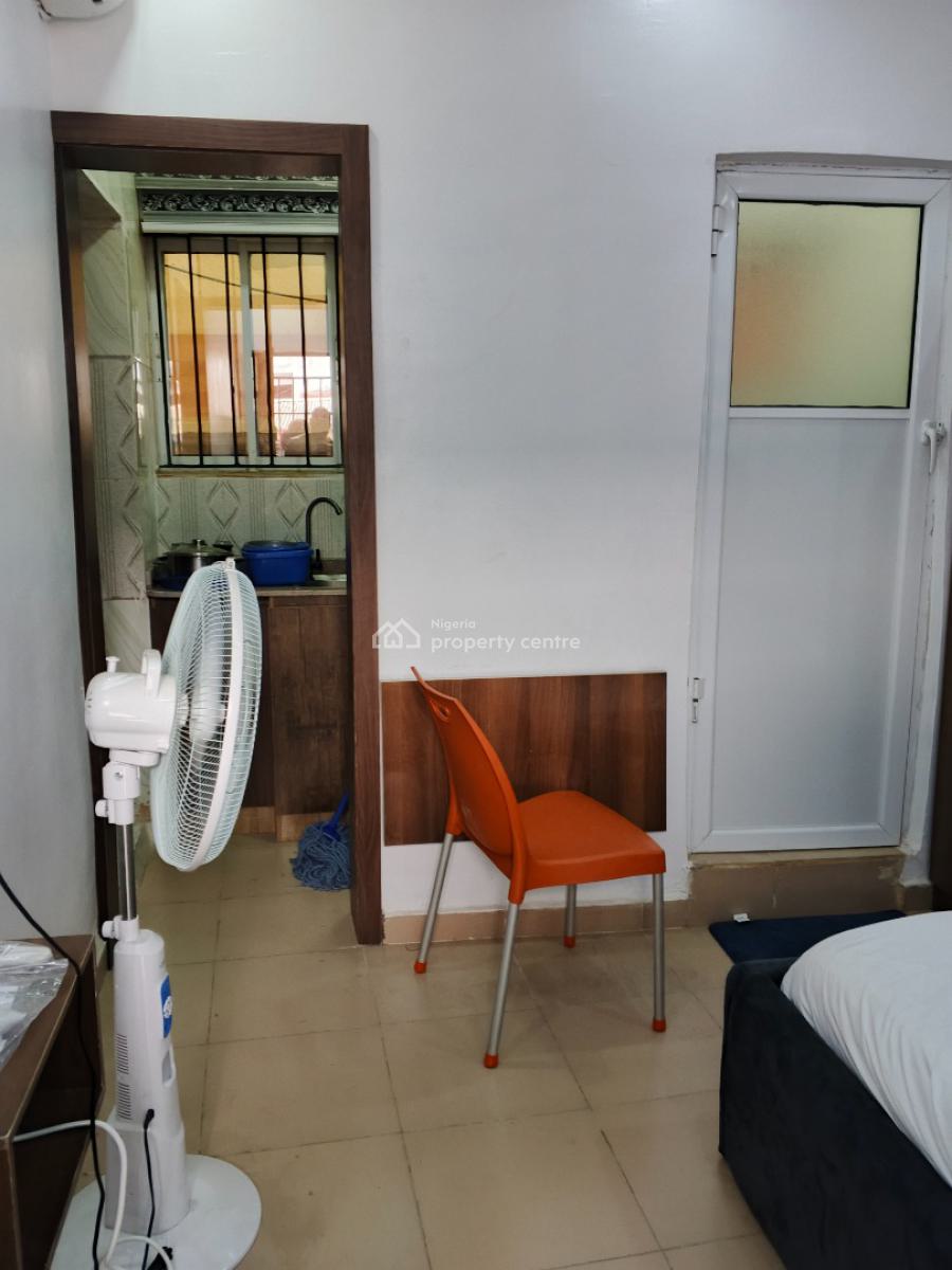 Beautiful Fully Furnished Room Self Contain Upstairs, Off Kudirat Abiola Ways Oregun Ikeja, Oregun, Ikeja, Lagos, Self Contain (single Rooms) for Rent