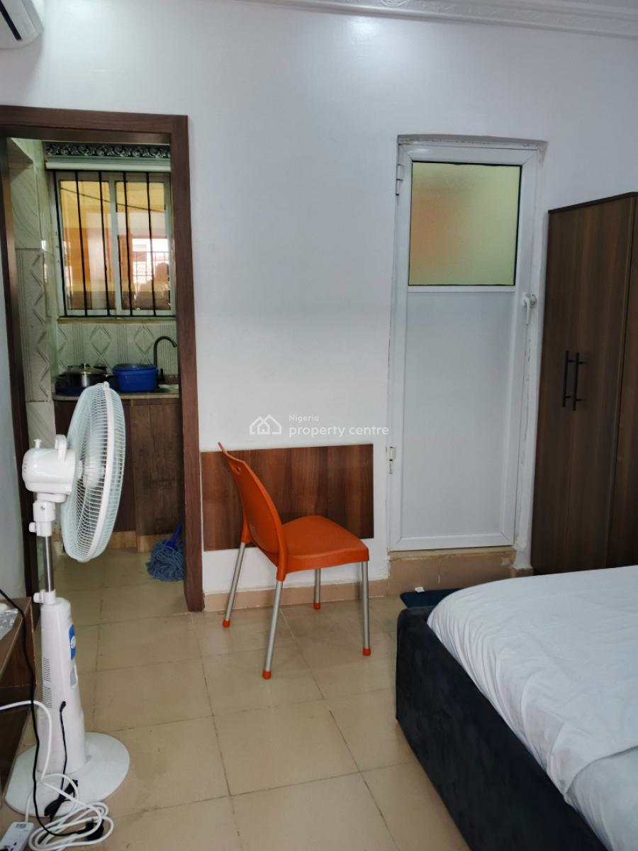Beautiful Fully Furnished Room Self Contain Upstairs, Off Kudirat Abiola Ways Oregun Ikeja, Oregun, Ikeja, Lagos, Self Contain (single Rooms) for Rent