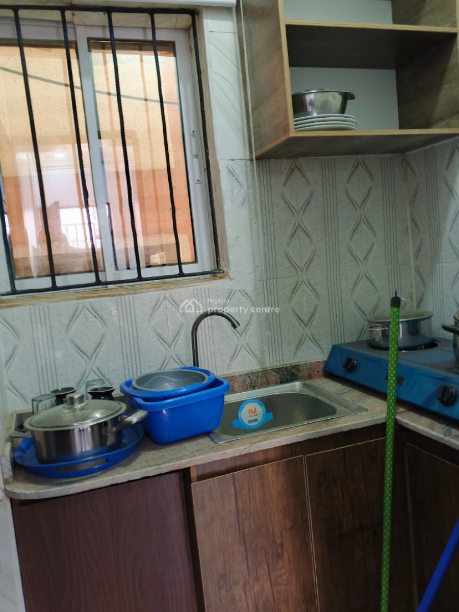 Beautiful Fully Furnished Room Self Contain Upstairs, Off Kudirat Abiola Ways Oregun Ikeja, Oregun, Ikeja, Lagos, Self Contain (single Rooms) for Rent
