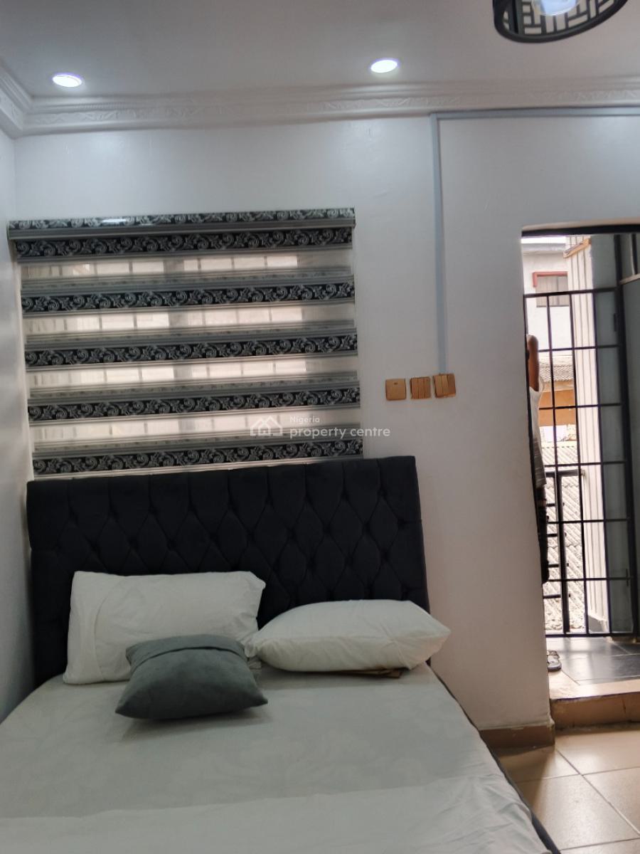 Beautiful Fully Furnished Room Self Contain Upstairs, Off Kudirat Abiola Ways Oregun Ikeja, Oregun, Ikeja, Lagos, Self Contain (single Rooms) for Rent