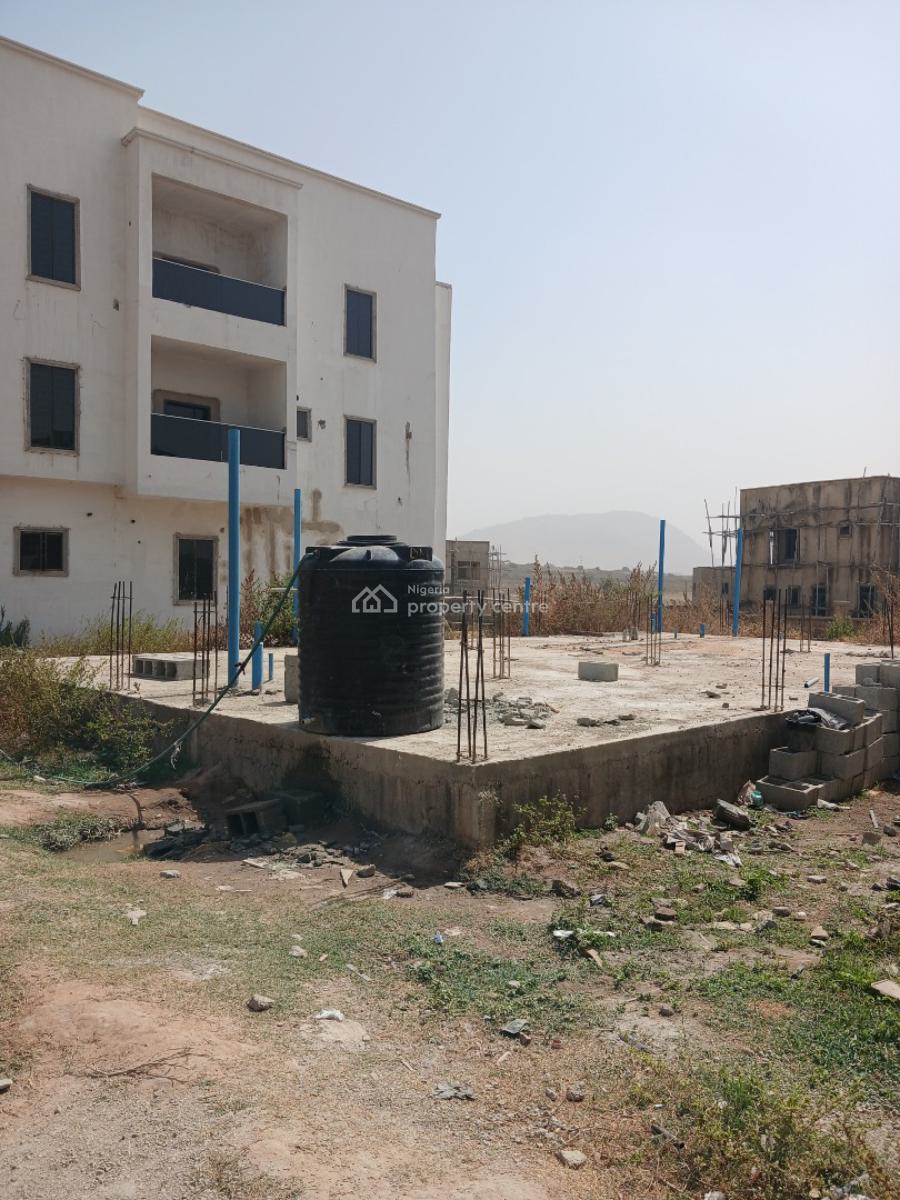 Well Built Dpc for 5 Bedroom Detached Duplex and Bq, Maralago Lake Estate, Karsana, Abuja, Residential Land for Sale