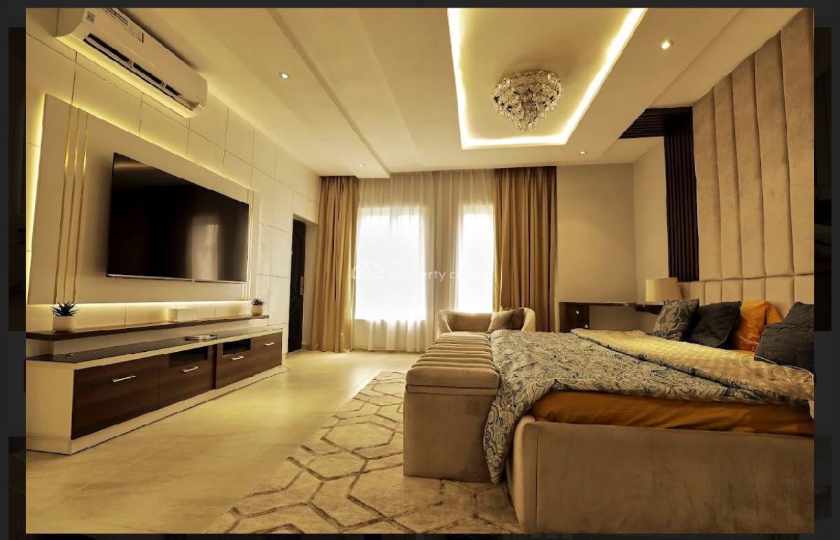 Serviced and Fully Furnished 4 Bedrooms Semi Detached Duplex, in a Secured Estate Behind Pinnock Beach Estate Osapa London Lekki, Osapa, Lekki, Lagos, Semi-detached Duplex for Rent