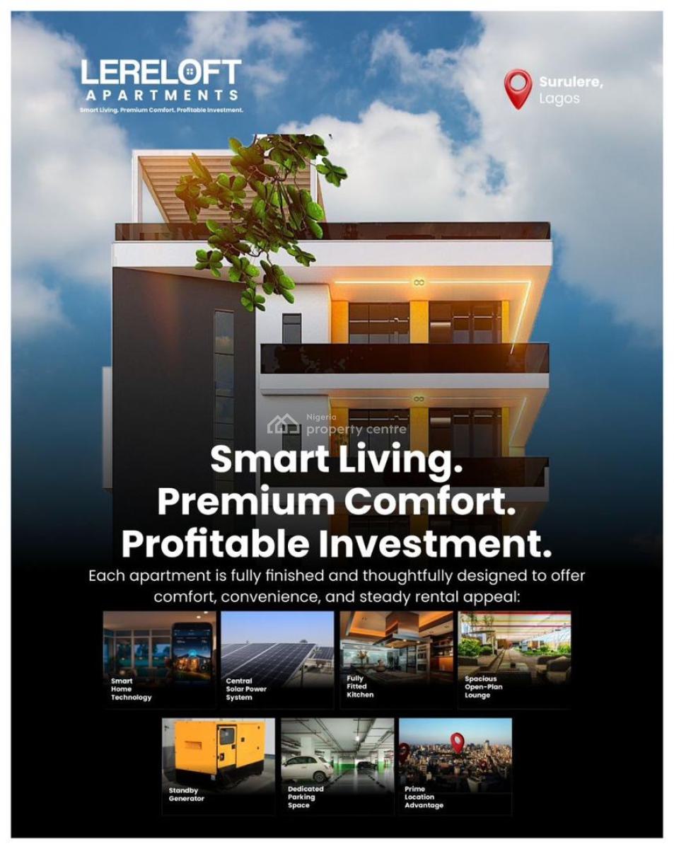 Lereloft Apartments, Surulere --- Live Smart. Earn Premium., Lereloft Apartments, Aguda, Surulere, Lagos, House for Sale