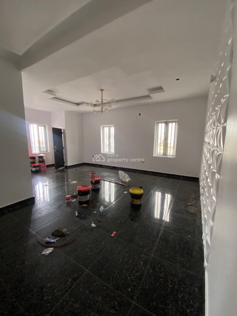 Private Staircase Upstairs 3bedroom Flat, Gated Estate By Blenco Supermarket, Sangotedo, Ajah, Lagos, Flat / Apartment for Rent