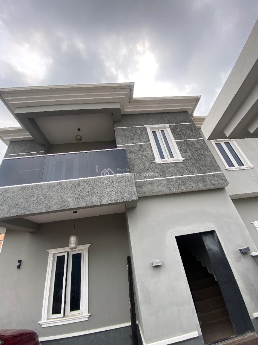 Private Staircase Upstairs 3bedroom Flat, Gated Estate By Blenco Supermarket, Sangotedo, Ajah, Lagos, Flat / Apartment for Rent