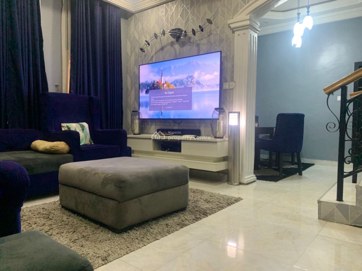 Luxuriously Furnished 4 Bedroom Duplex Ensuit, Discovery Gardens Estate, Opic, Opic, Isheri North, Lagos, Semi-detached Duplex Short Let