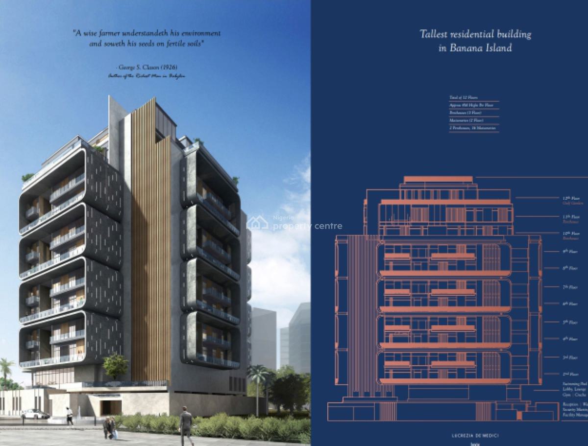 Ultra Luxury  4 Bedroom Maisonettes, Banana Island, Banana Island, Ikoyi, Lagos, House for Sale