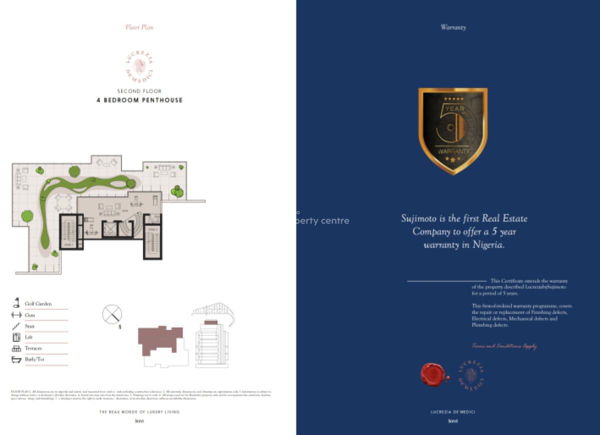 Ultra Luxury  4 Bedroom Maisonettes, Banana Island, Banana Island, Ikoyi, Lagos, House for Sale