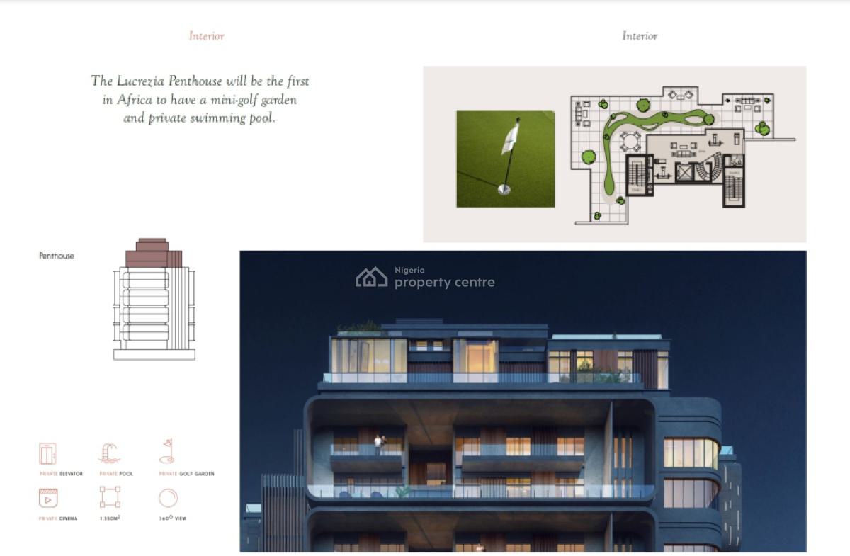 Ultra Luxury  4 Bedroom Maisonettes, Banana Island, Banana Island, Ikoyi, Lagos, House for Sale