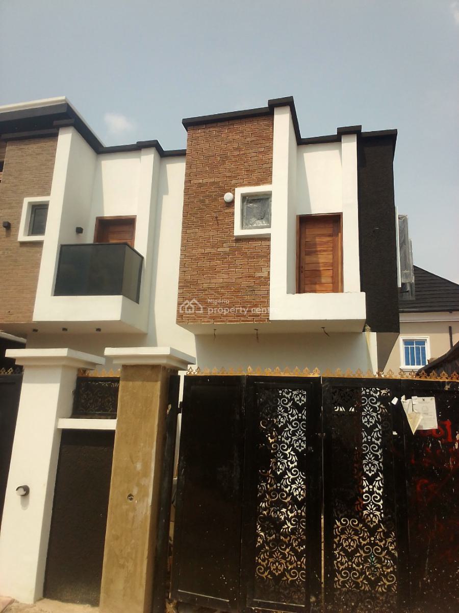Separate Compound Vacant  New Portable 2bedroom Semidetached Duplex, Off Gudugba Bus Stop, Fagba, Agege, Lagos, Semi-detached Duplex for Sale