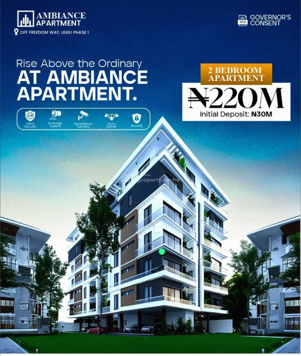 Luxurious 2 Bedroom Apartment, Ambiance Apartment, Lekki Phase 1, Lekki, Lagos, Flat / Apartment for Sale