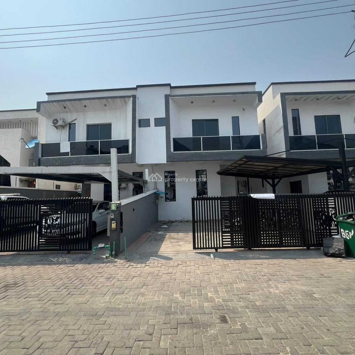 4 Bedroom Semi Detached Duplex + Bq, Chevron Toll Gate, Lekki, Lagos, Semi-detached Duplex for Rent