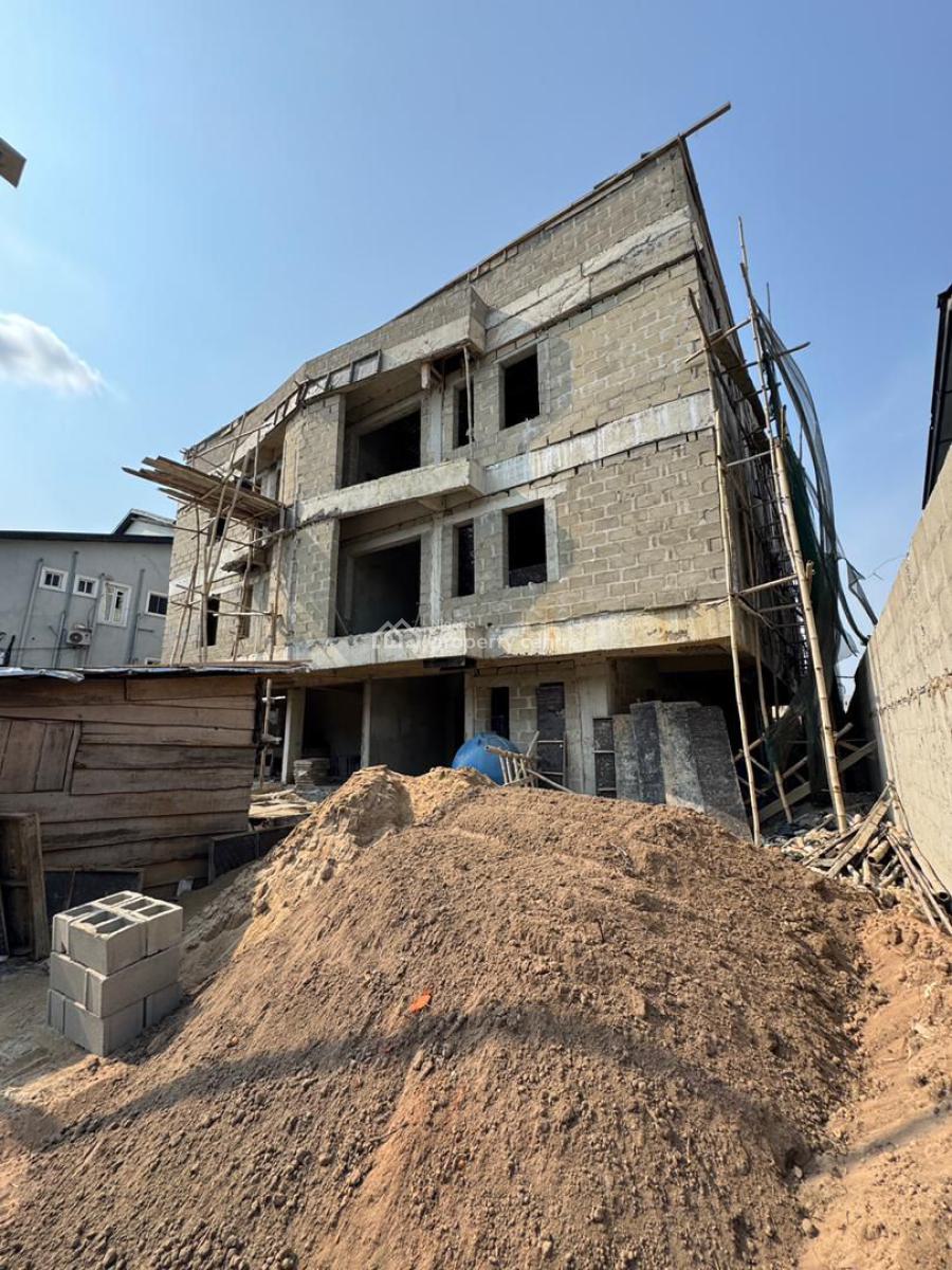 Ongoing 4 Bedroom Semi Detached Duplex +bq, Yaba, Lagos, Semi-detached Duplex for Sale