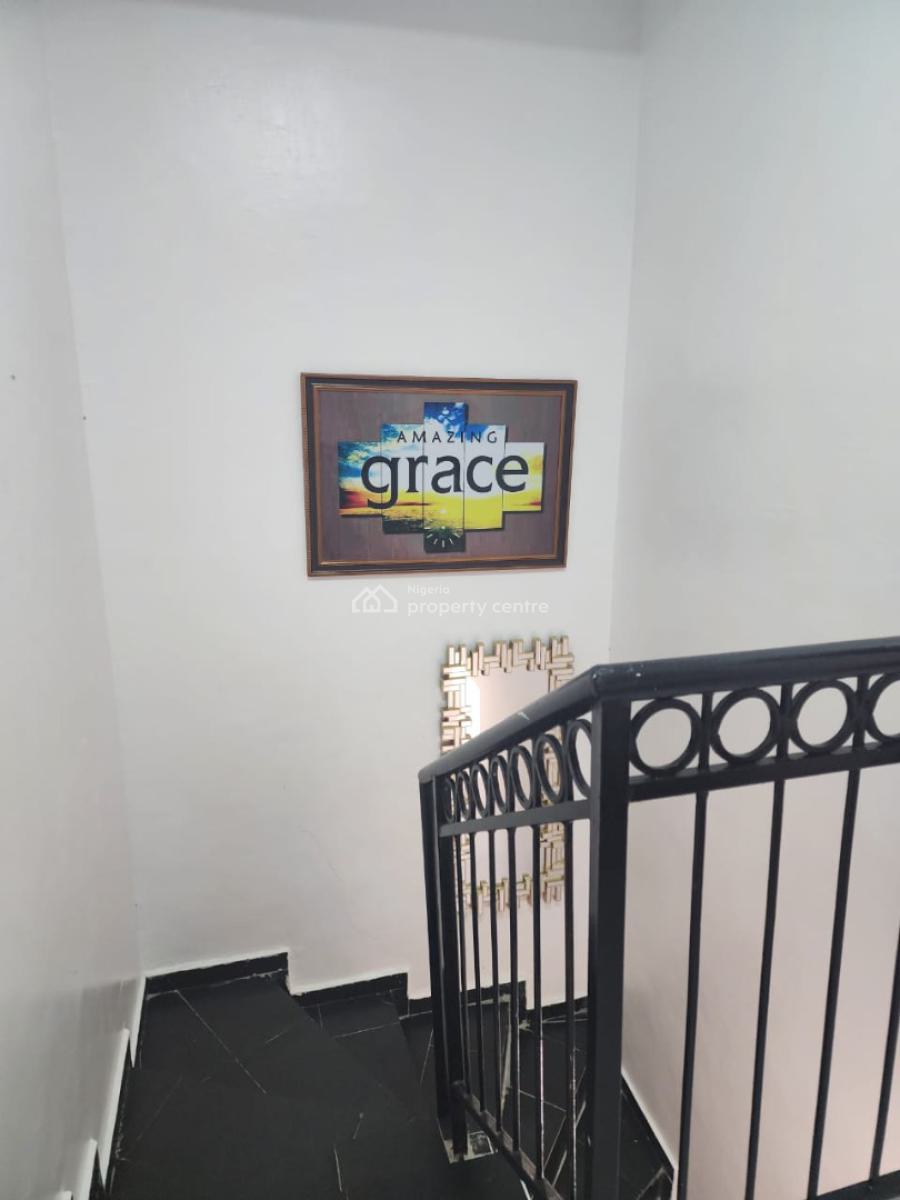3 Bedroom Furnished Duplex with Bq, Inside a Private Estate Within Value County Estate, Sangotedo, Ajah, Lagos, Terraced Duplex for Rent
