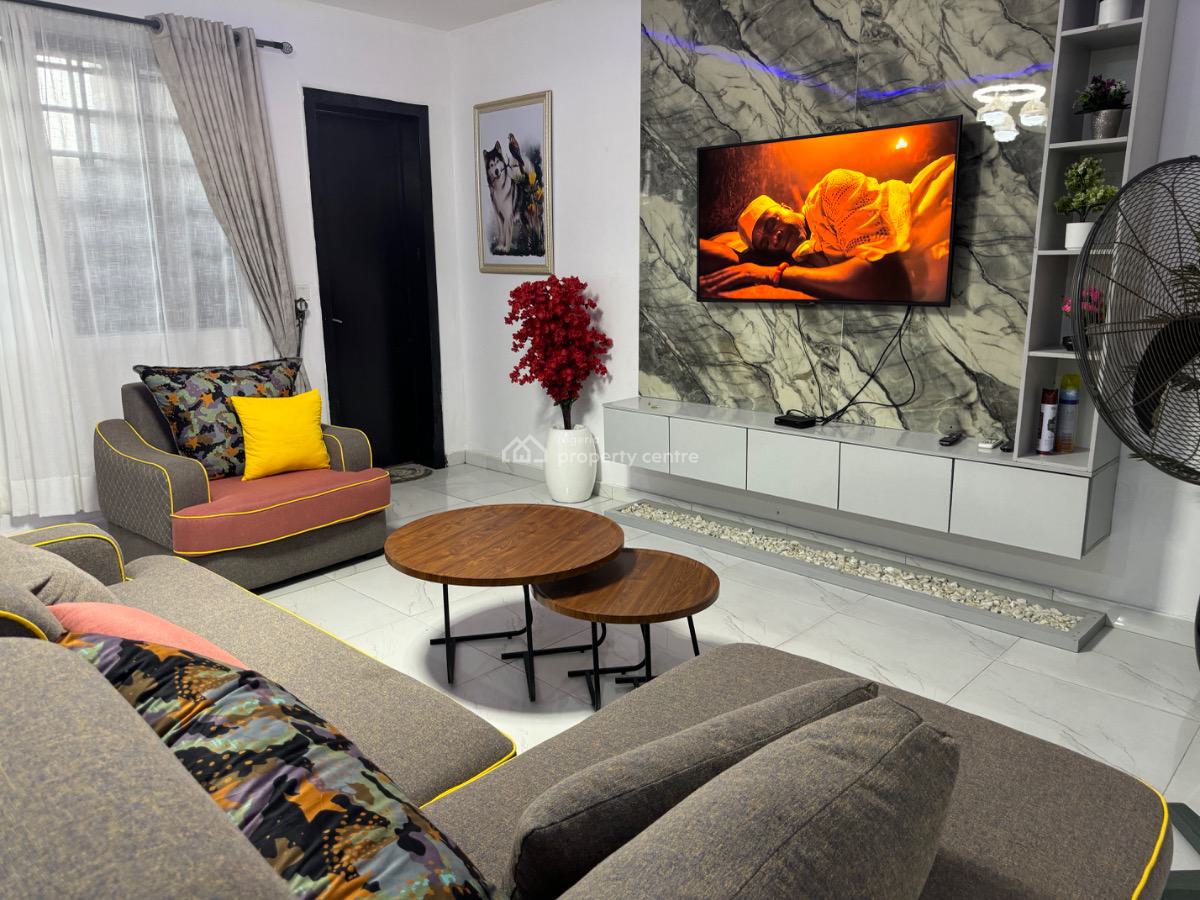Luxury 2 Bedroom Fully Furnished Airbnb Apartment with 24hrs Light, Lekki Scheme 2 Off Abraham Adesanya Road, Ajah Lagos, Ajah, Lagos, Flat / Apartment Short Let