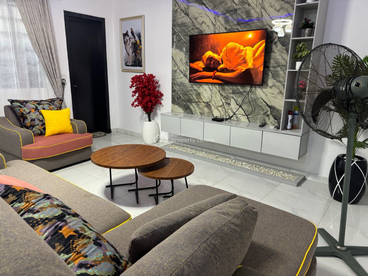 Luxury 2 Bedroom Fully Furnished Airbnb Apartment with 24hrs Light, Lekki Scheme 2 Off Abraham Adesanya Road, Ajah Lagos, Ajah, Lagos, Flat / Apartment Short Let