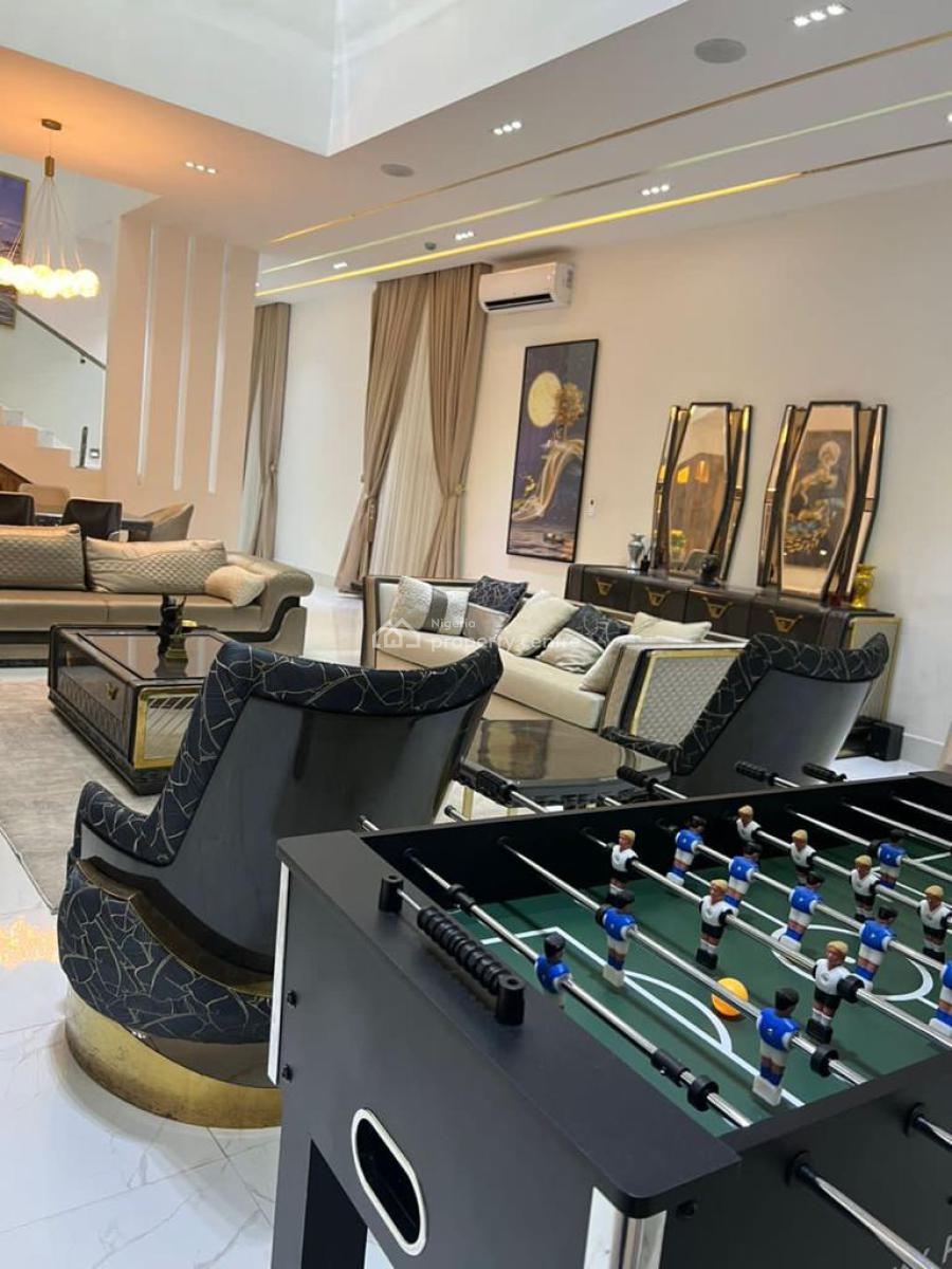 5 Bedroom Grand Luxury with Private Pool, Cinema, Ps5, Gym, Soccer, Chief Albert Iyorah, Lekki Phase 1, Lekki, Lagos, House Short Let