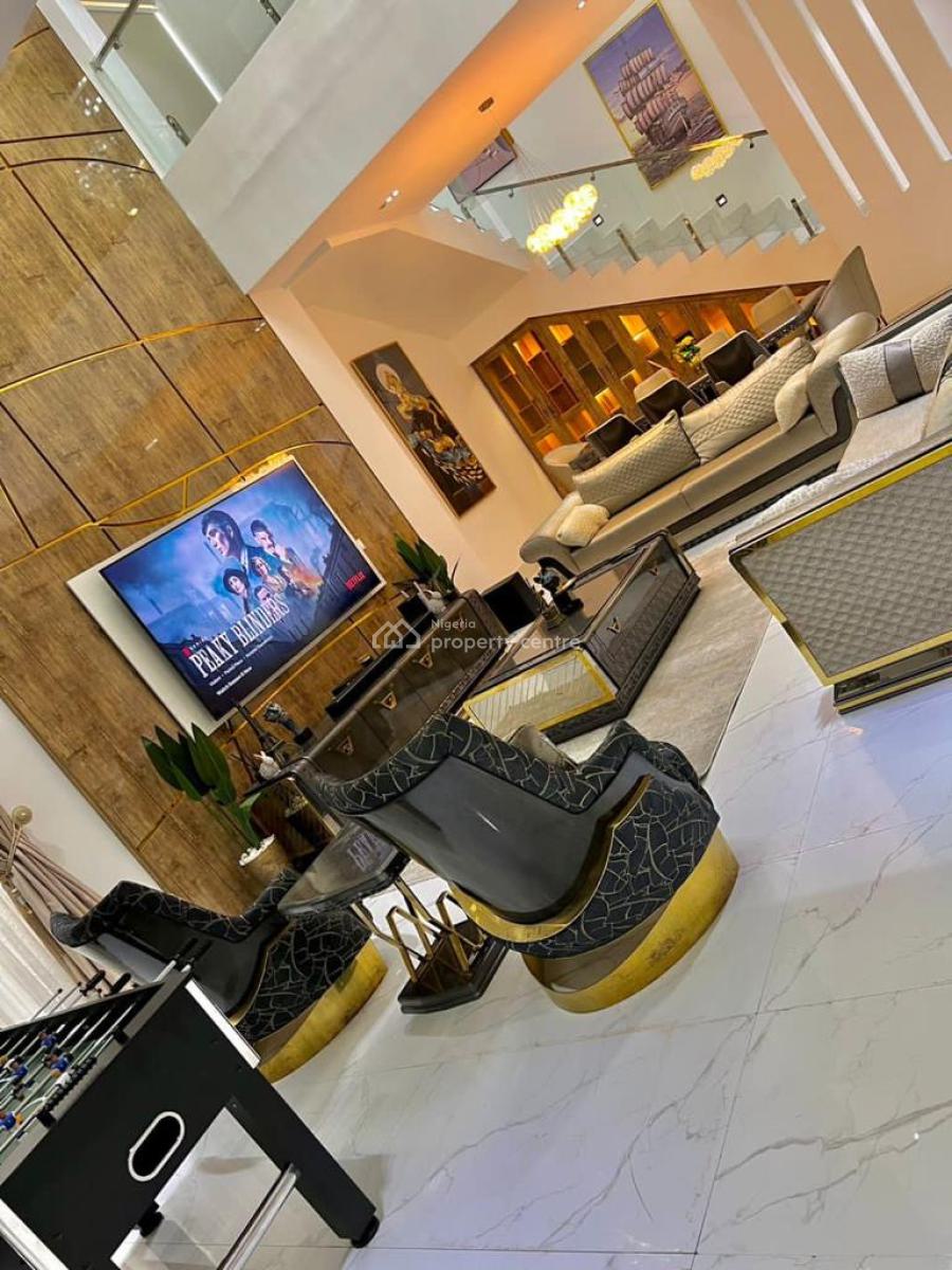 5 Bedroom Grand Luxury with Private Pool, Cinema, Ps5, Gym, Soccer, Chief Albert Iyorah, Lekki Phase 1, Lekki, Lagos, House Short Let