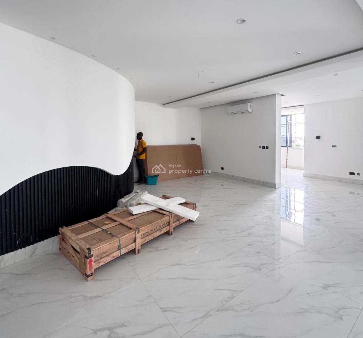 4 Bedroom Water-view Maisonette with Bq and Pool Serviced, Banana Island Ikoyi, Banana Island, Ikoyi, Lagos, Flat / Apartment for Rent