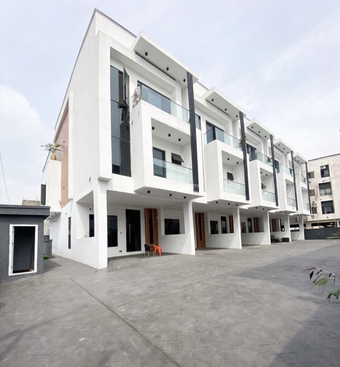 Modern 4 Bedroom Terrace Duplex with Bq, Osapa London, Osapa, Lekki, Lagos, Terraced Duplex for Sale