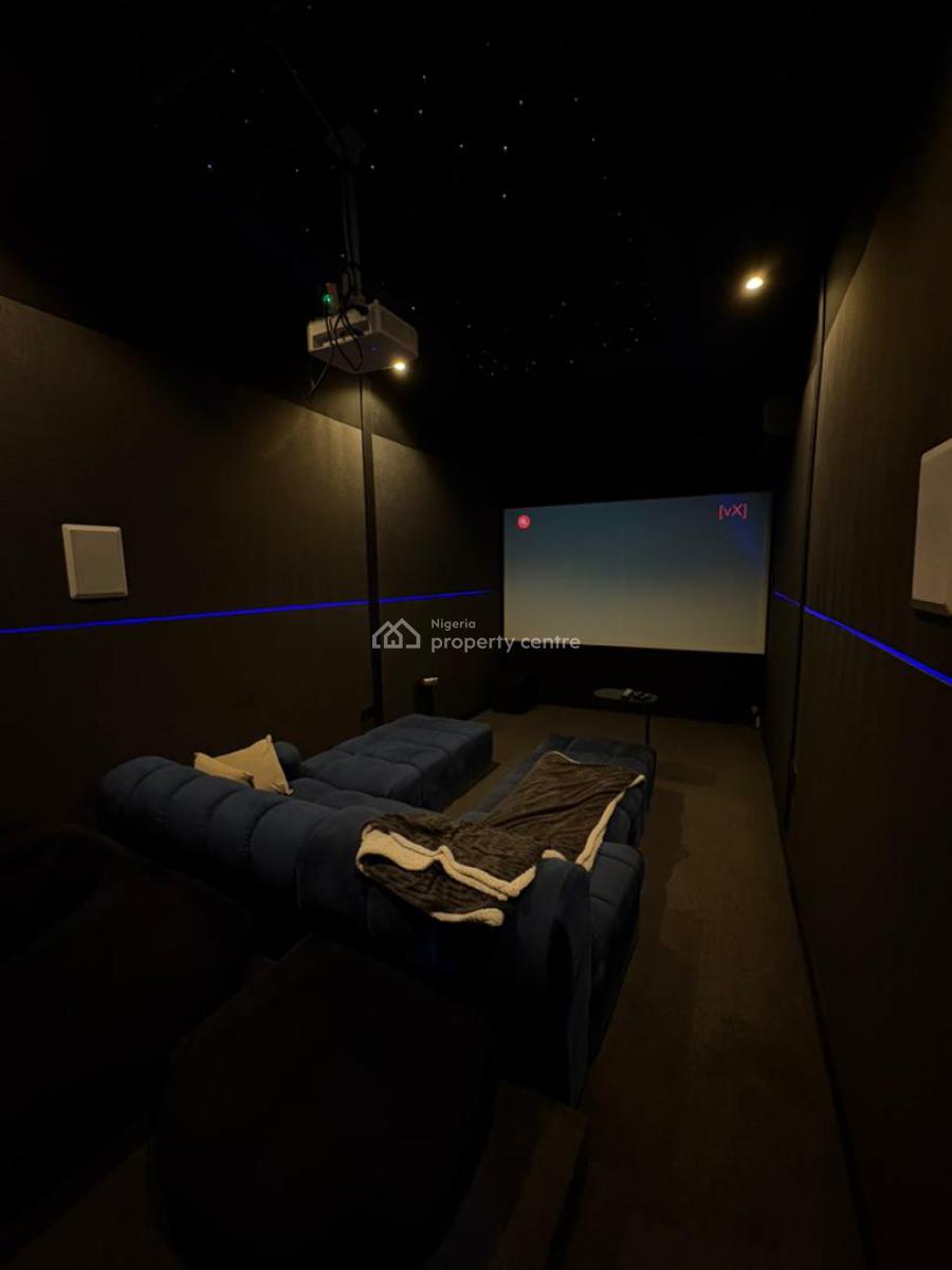 Newly Launched Luxury 2-bedroom Apartment with Private Cinema, Banana Island, Ikoyi, Lagos, Flat / Apartment Short Let