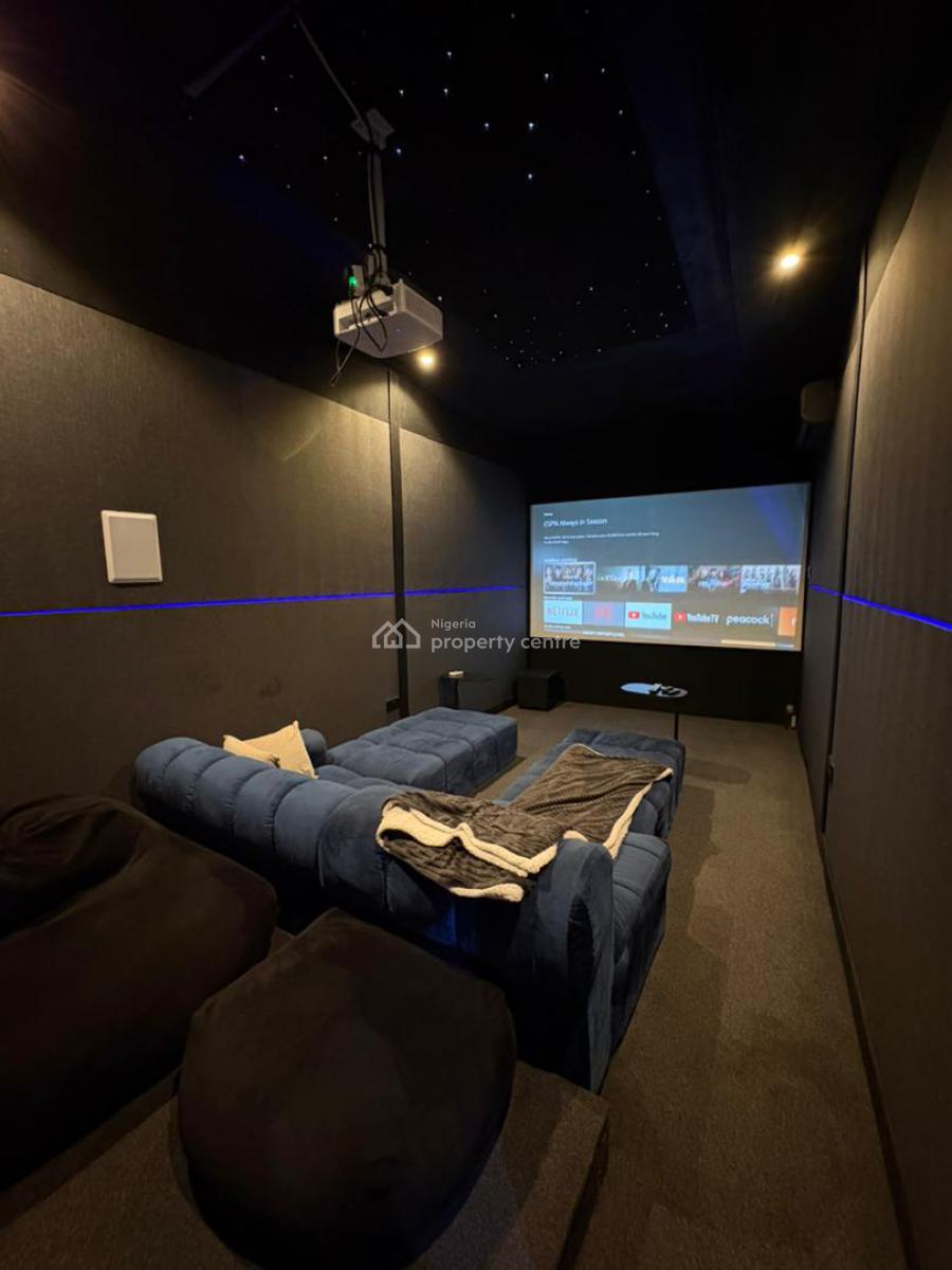 Newly Launched Luxury 2-bedroom Apartment with Private Cinema, Banana Island, Ikoyi, Lagos, Flat / Apartment Short Let