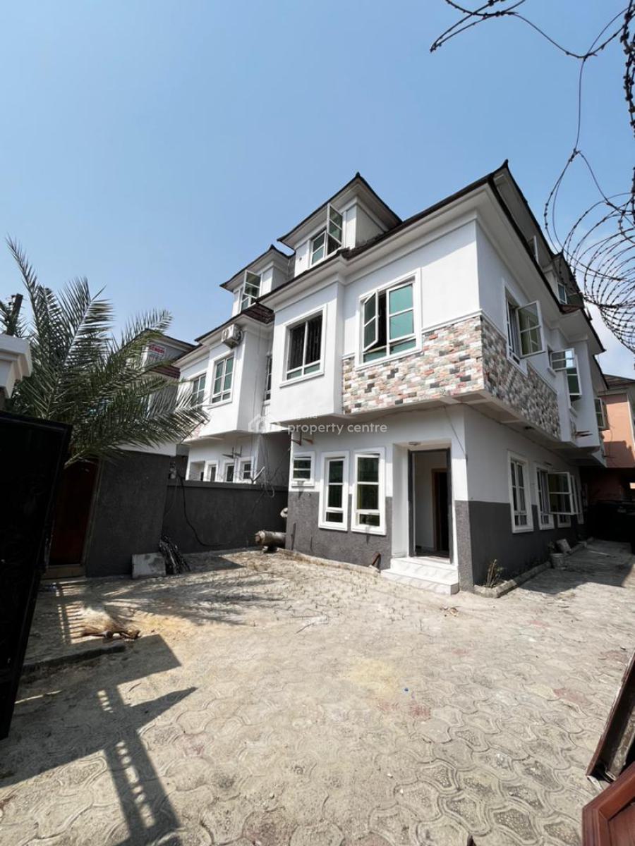 5 Bedroom Semi Detached House with a Room Bq, Southern View, Lekki, Lagos, House for Sale