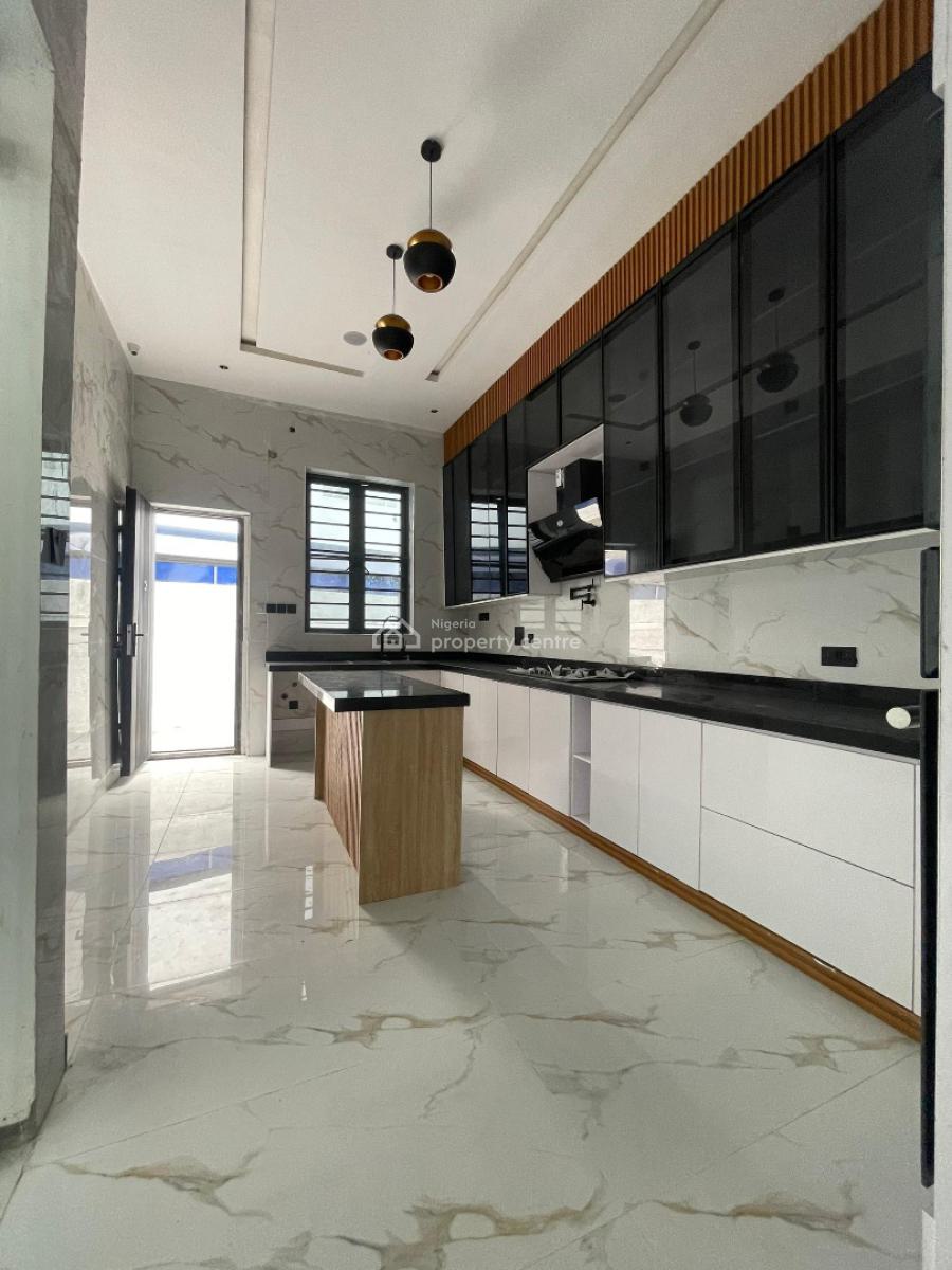 Waterfront Five  Bedroom Fully Detached Duplex with Pool and Bq, Ajah, Ajah, Lagos, Detached Duplex for Sale