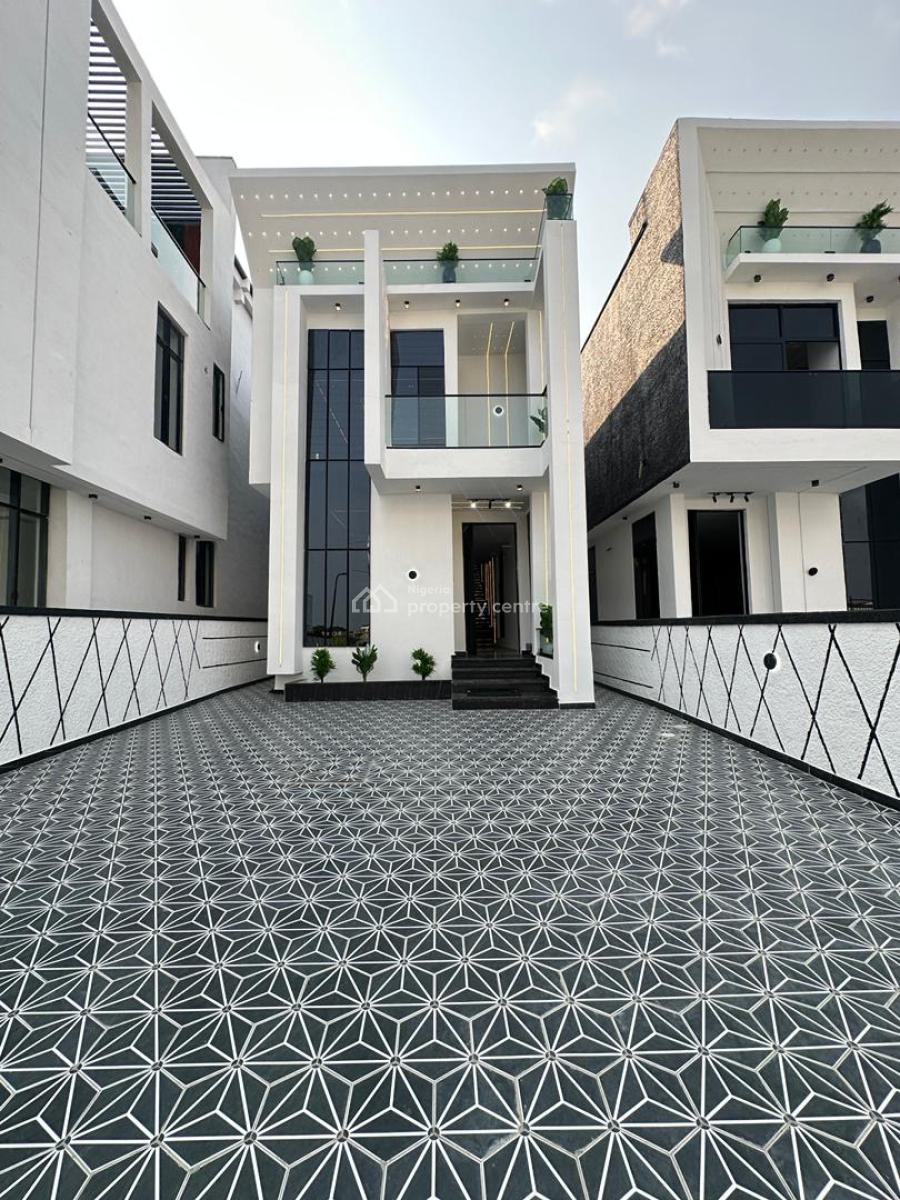 Exquisite Luxury Spacious 5 Bedroom Fully Detached Duplex with Bq ., 5 Bedroom in a Serene Well Family Oriented Neighborhood, Chevron Lekki, Lekki, Lagos, Detached Duplex for Sale