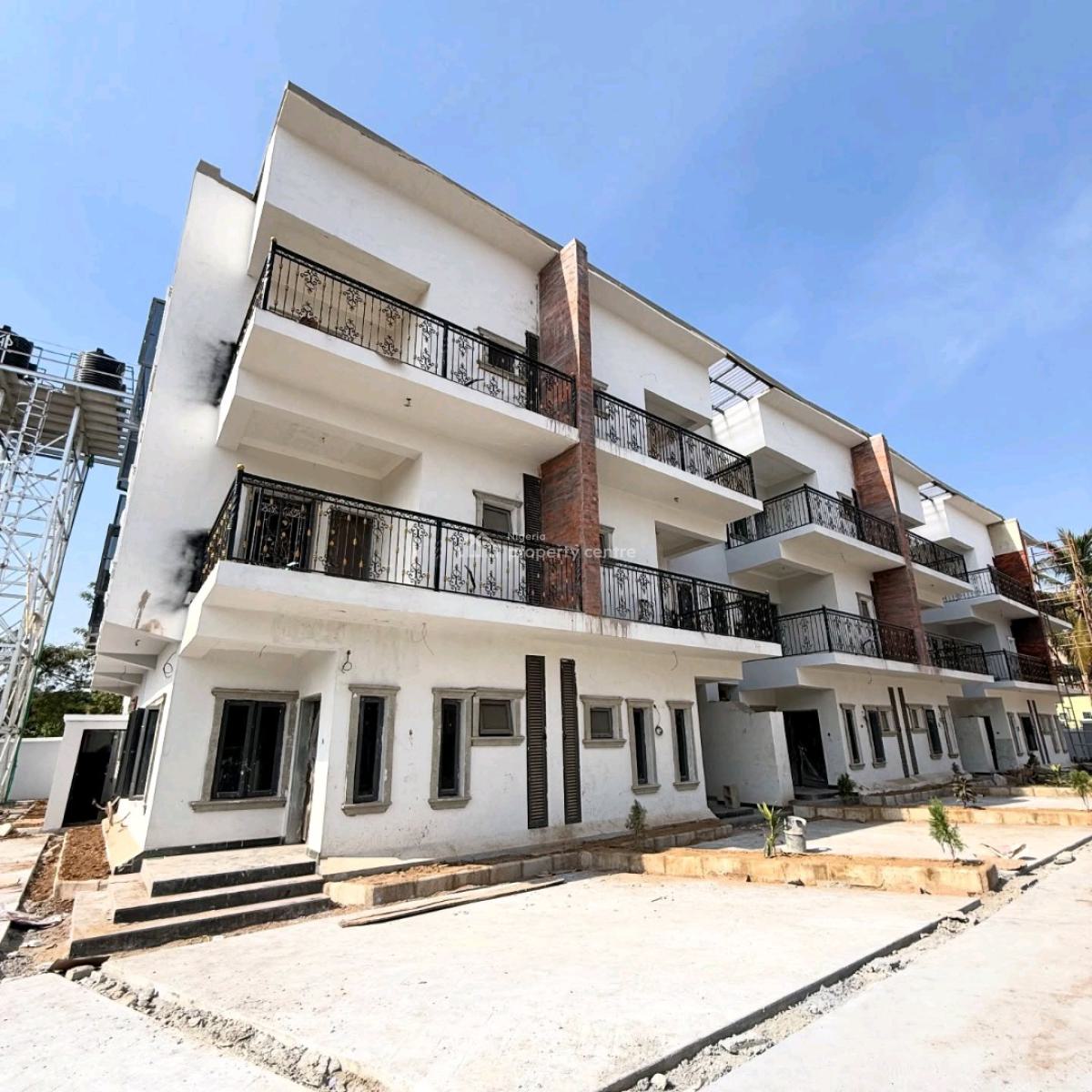 Newly Constructed 4-bedroom Terrace Duplex with Bq  Locatio, Zone 4, Wuse, Abuja, House for Sale