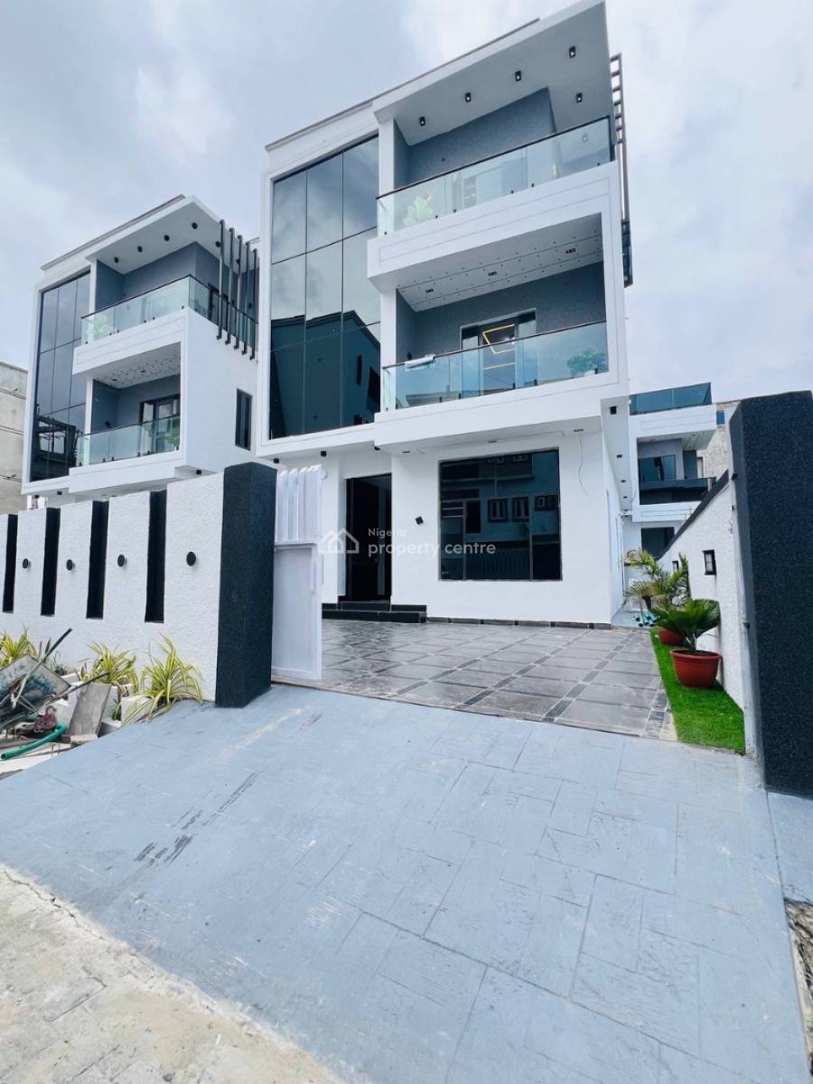Spacious 5bedroom Detached Duplex + Rooftop Terrace & Bq, Great Deal in Ologolo Lekki in Secured Estate, Ologolo, Lekki, Lagos, Detached Duplex for Sale