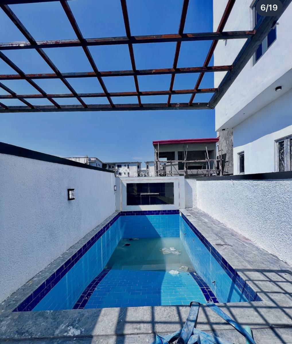 Spacious 5bedroom Detached Duplex + Rooftop Terrace & Bq, Great Deal in Ologolo Lekki in Secured Estate, Ologolo, Lekki, Lagos, Detached Duplex for Sale