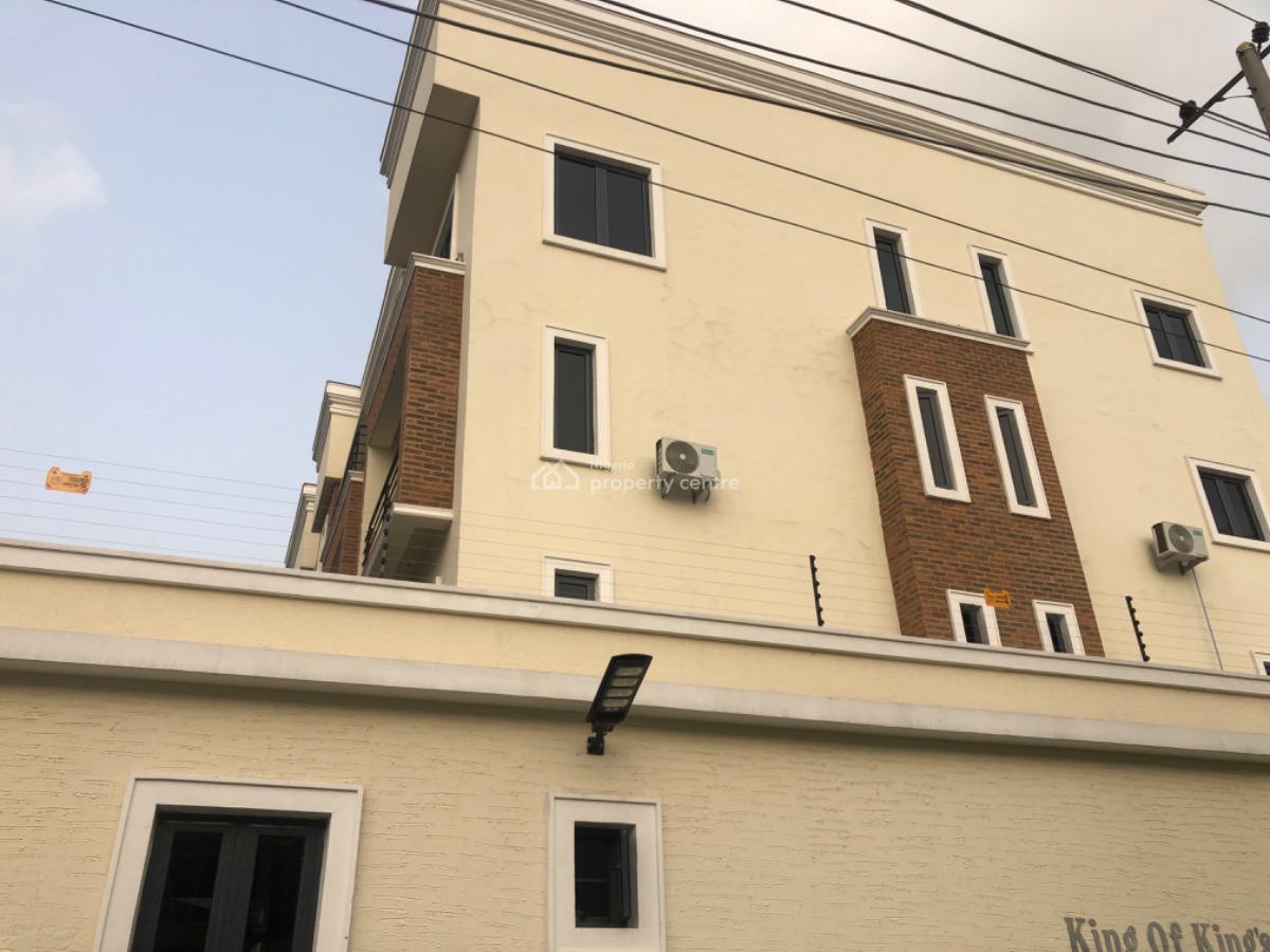 Luxury and Virgin 4 Bedrooms Terraced House with Bq, Pool and Gym, Lekki Phase 1, Lekki, Lagos, Terraced Duplex for Rent