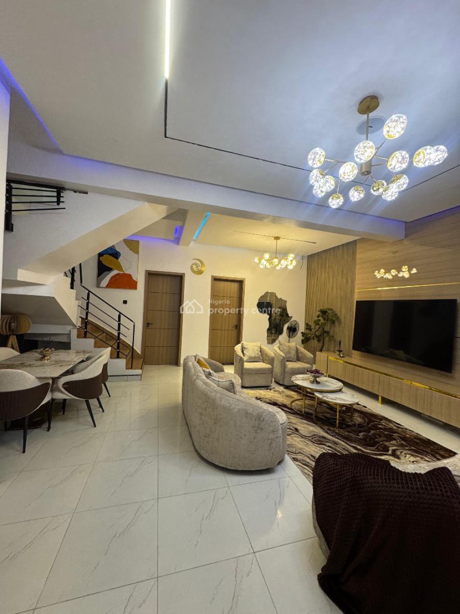 Luxury 3 Bedroom Terrace with Swimming Pool, Richmond Pearl Way, Freedomway, Lekki Phase 1, Lekki, Lagos, Terraced Duplex Short Let