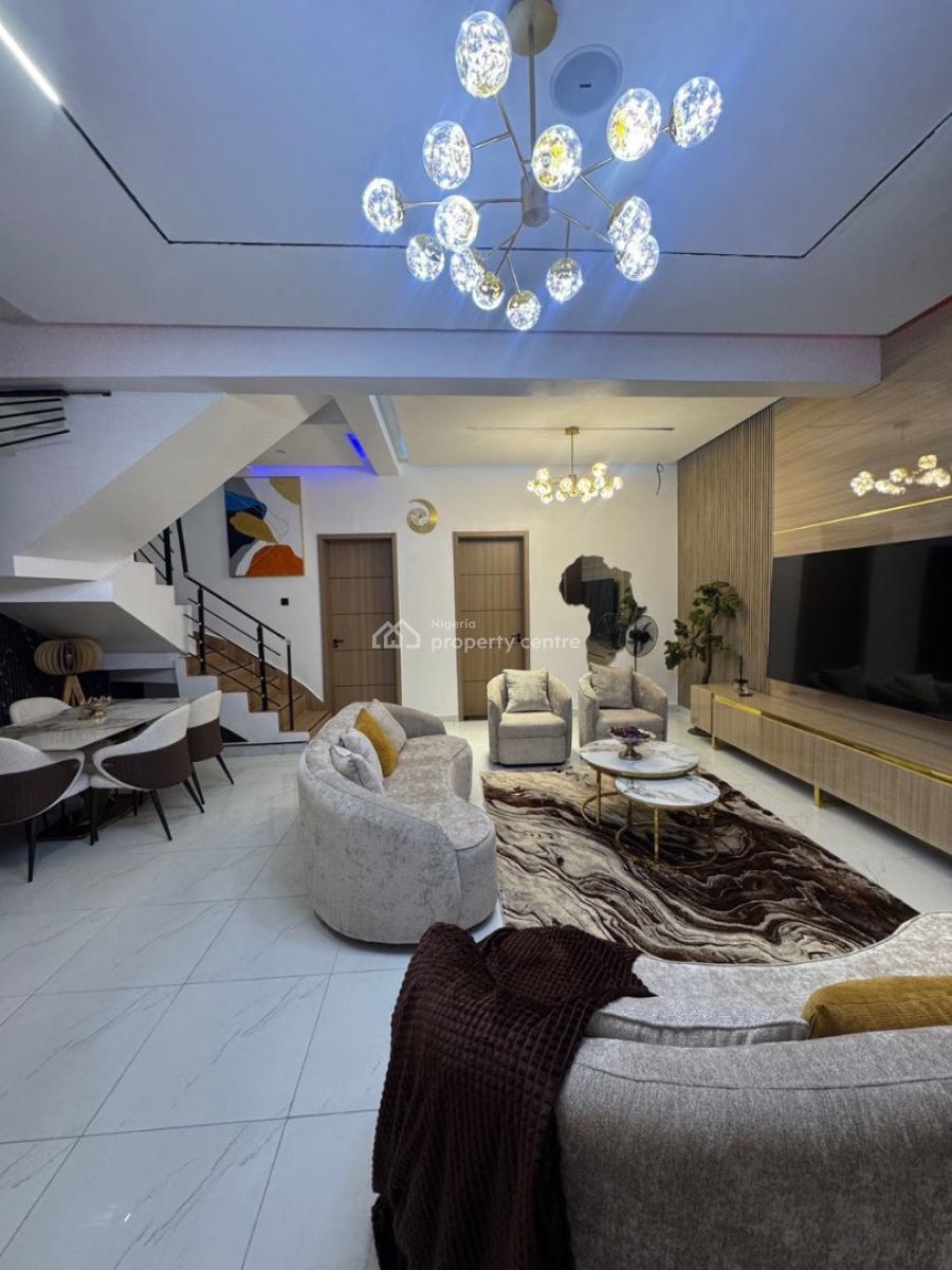 Luxury 3 Bedroom Terrace with Swimming Pool, Richmond Pearl Way, Freedomway, Lekki Phase 1, Lekki, Lagos, Terraced Duplex Short Let