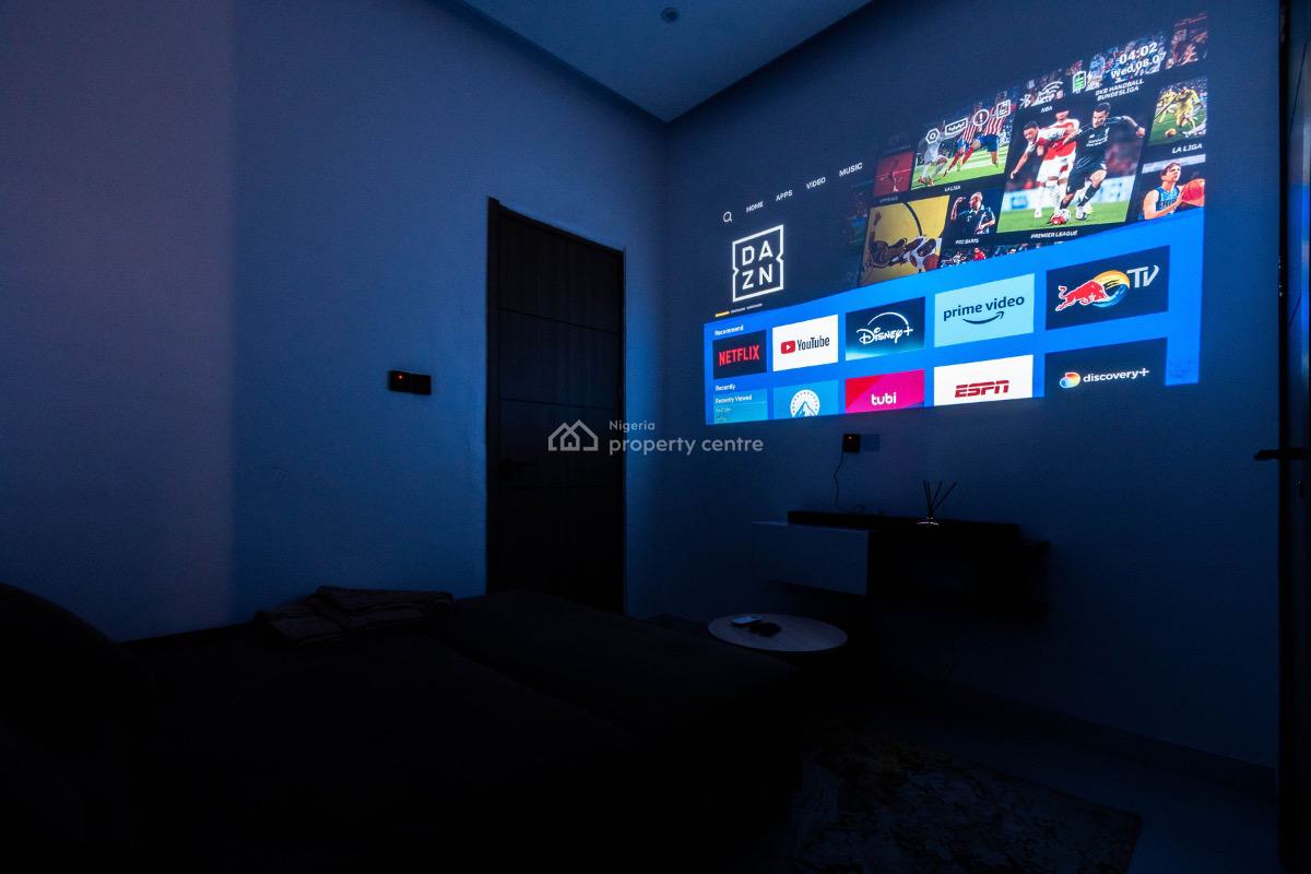 Luxury 3 Bedroom Terrace with Swimming Pool & Cinema, Richmond Pearl Way, Freedom Way, Lekki Phase 1, Lekki, Lagos, Terraced Duplex Short Let