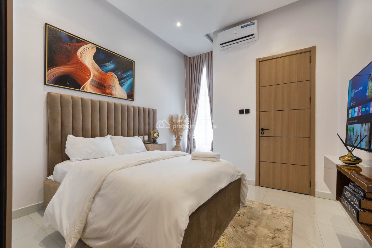 Luxury 3 Bedroom Terrace with Swimming Pool & Cinema, Richmond Pearl Way, Freedom Way, Lekki Phase 1, Lekki, Lagos, Terraced Duplex Short Let