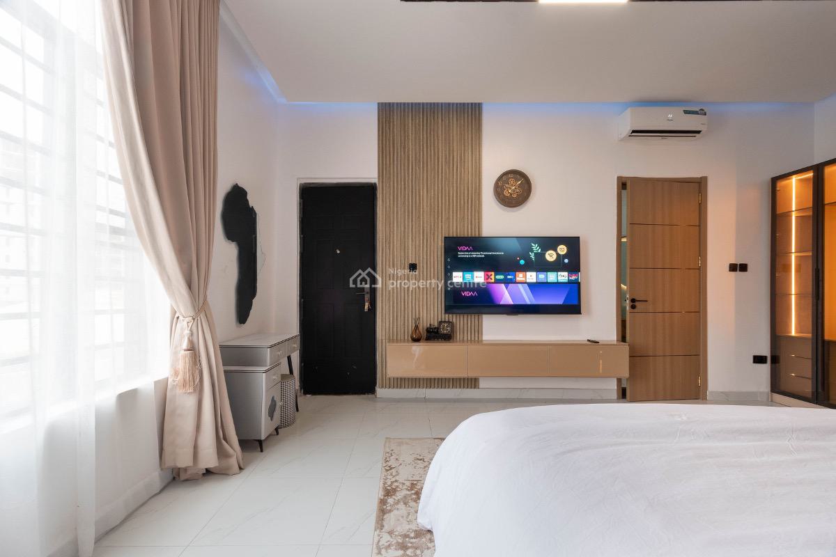 Luxury 3 Bedroom Terrace with Swimming Pool & Cinema, Richmond Pearl Way, Freedom Way, Lekki Phase 1, Lekki, Lagos, Terraced Duplex Short Let