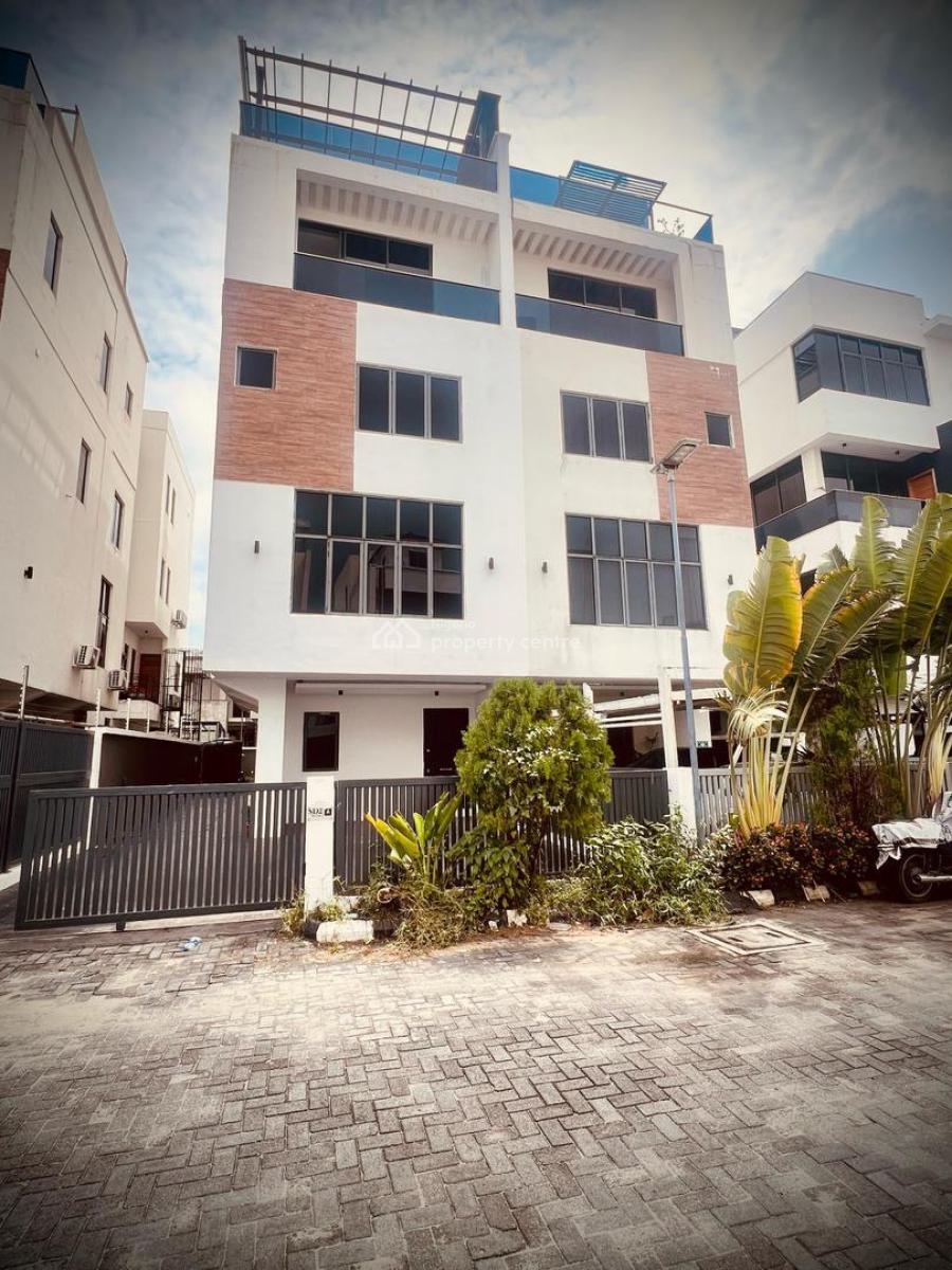 Beautifully Crafted 4 Bedroom Semi Detached with Elevator & Pool, Banana Island, Ikoyi, Lagos, Detached Duplex for Sale