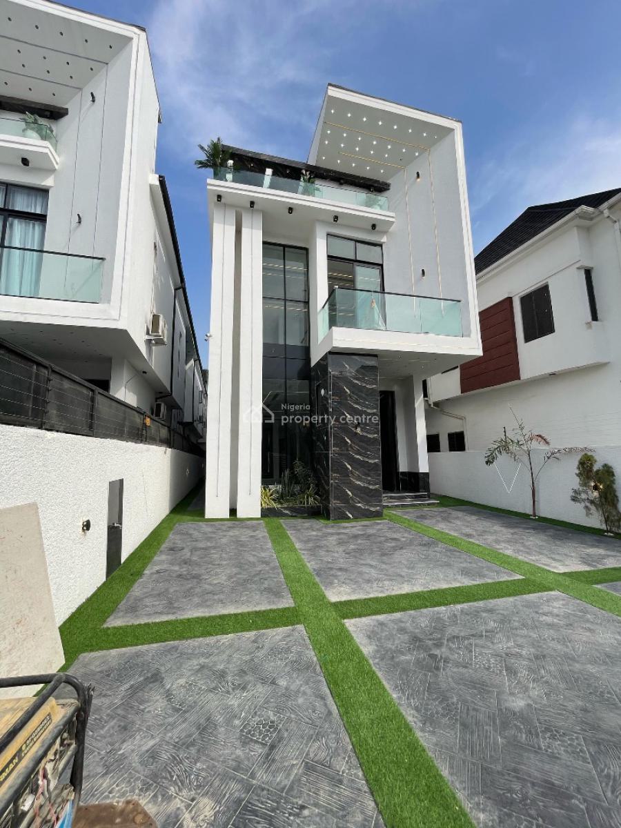 Luxurious Five Bedroom Fully Detached with Bq and Pool, Ajah, Lagos, Detached Duplex for Sale