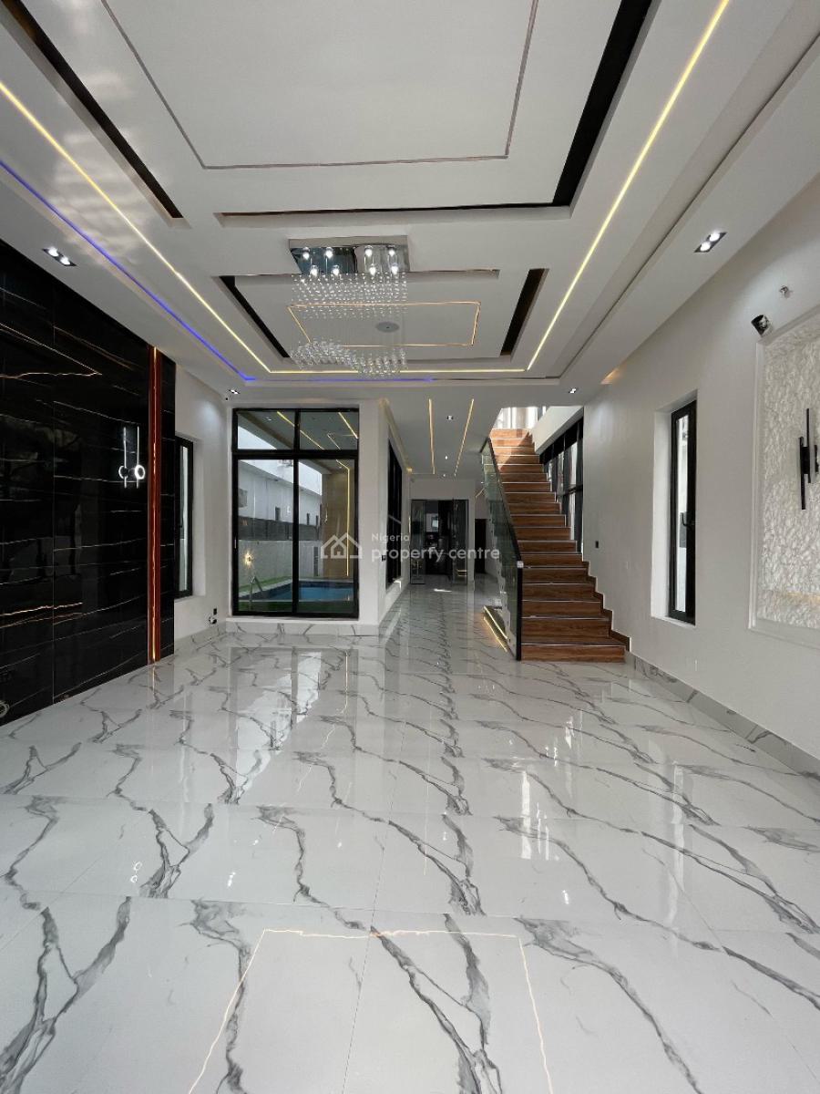 Luxurious Five Bedroom Fully Detached with Bq and Pool, Ajah, Lagos, Detached Duplex for Sale