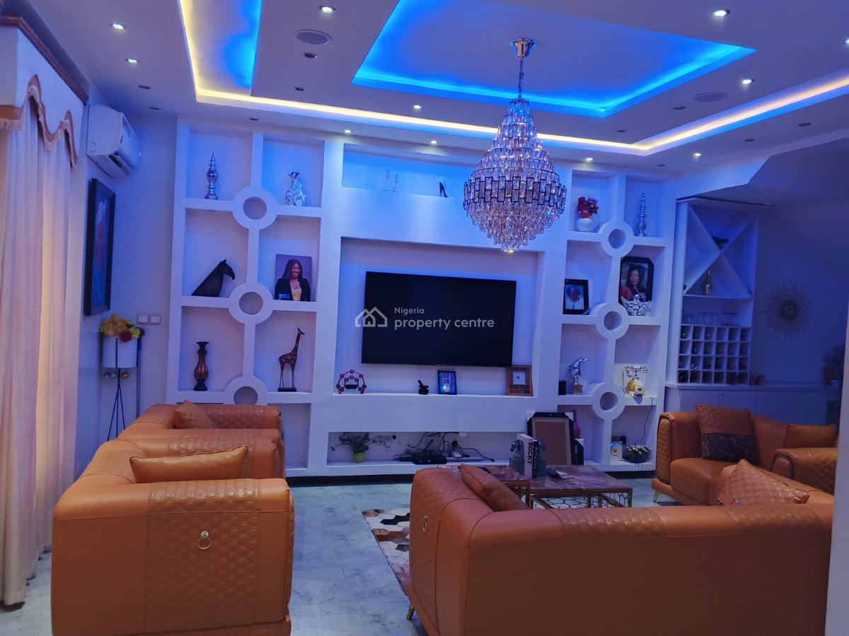 Furnished 4 Bedroom Semi-detached Duplex with Bq, Osapa, Lekki, Lagos, Semi-detached Duplex for Rent