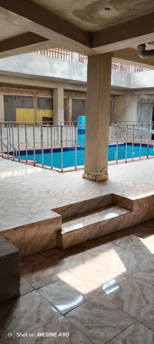 25 Rooms Hotel with Indoor Lounge Club Up and Down 200 Seaters, Off Ago Palace Way, Okota, Isolo, Okota, Isolo, Lagos, Commercial Property for Sale